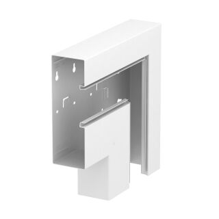 Flachwinkel fallend asymmetrisch 70x210x300, St, reinweiß, 9010
