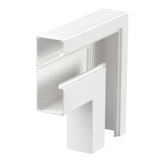 Flachwinkel asymmetrisch fallend 70x170x300, Alu, reinweiß, 9010