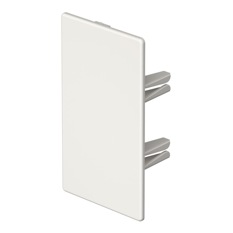 Endstück halogenfrei 60x110mm, PC/ABS, reinweiß, 9010