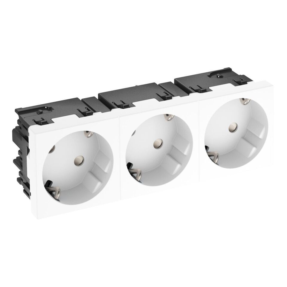 Modul 45 Connect Steckdose 33°, 3-fach