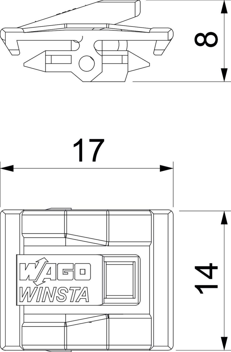 WINSTA MIDI-Stecksystem für Modul 45 connect, Installationszubehör