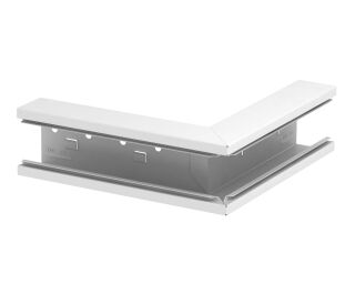 Außeneck symmetrisch 70x110x300, St, reinweiß, 9010
