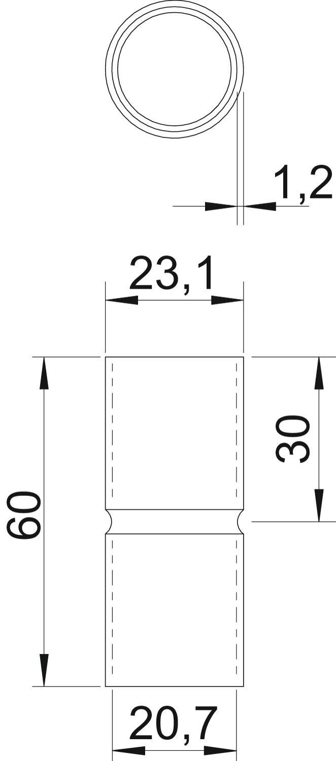 Installationsrohr Stapa, Steckverbindung