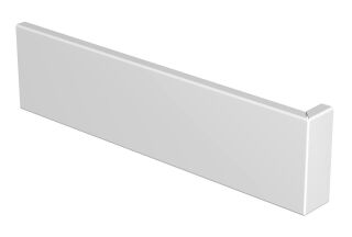 Oberteil für Außeneck 80 12x76,5x300, St, reinweiß, 9010