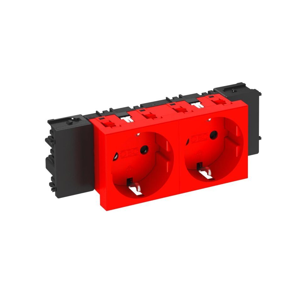Modul 45 Connect Steckdose 0°, 2-fach