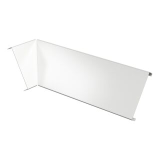 Oberteil für Inneneck Pultkanal 12x76,5x300, St, reinweiß, 9010