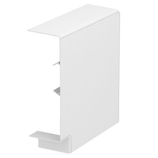 Flachwinkel Haubenformteil 70x210mm, PC/ABS, reinweiß, 9010