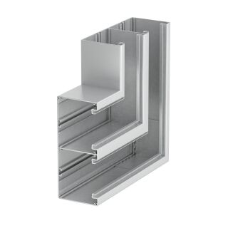 Flachwinkel 2-zügig 90x210x300, Alu, EL