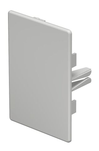 Endstück halogenfrei 60x90mm, PC/ABS, lichtgrau, 7035