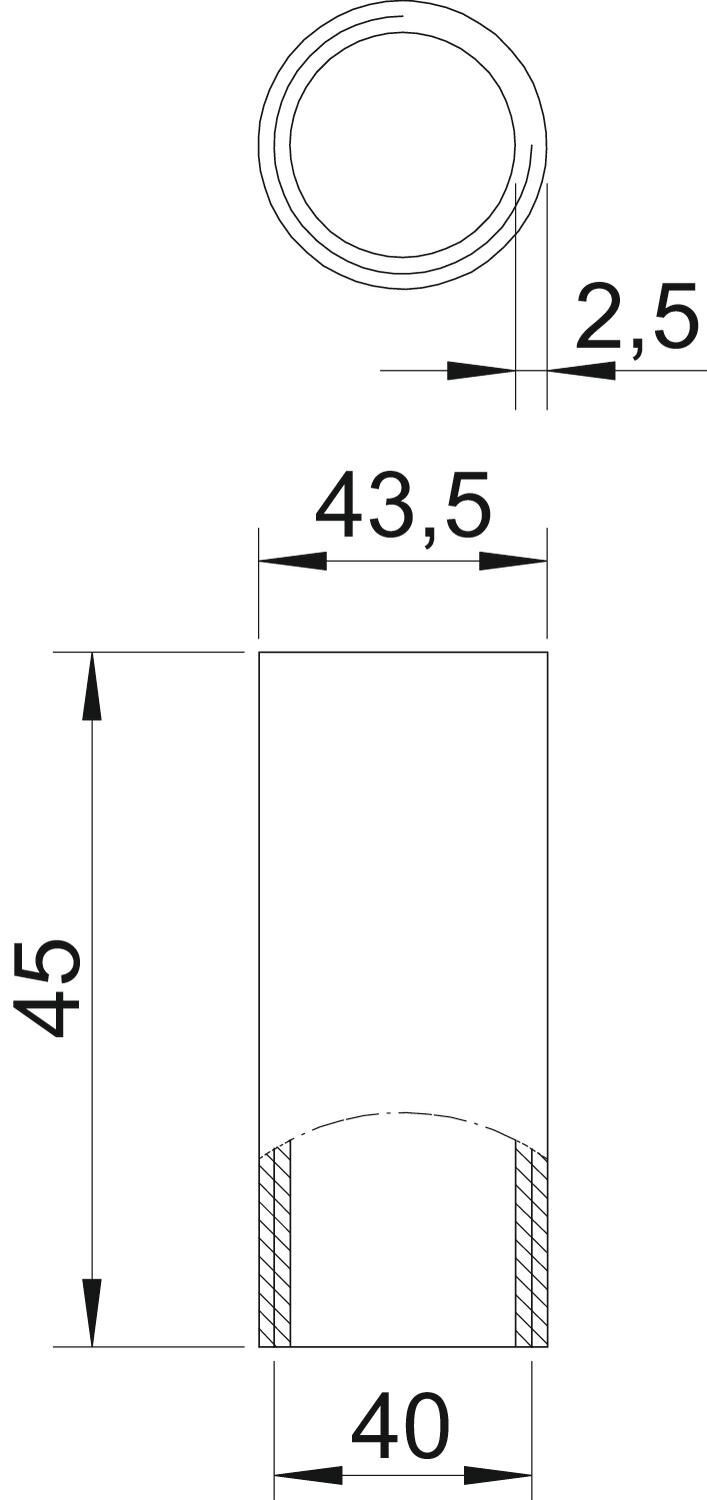 Installationsrohr Stapa, Schraubverbindung