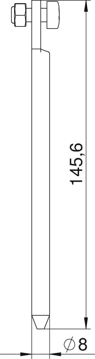 Aufsteller für Kassette, St, FS
