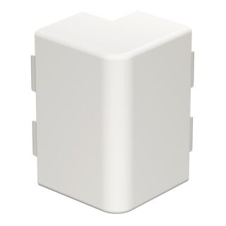 Außeneckhaube halogenfrei 60x150mm, PC/ABS, reinweiß, 9010