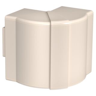 Außeneck variabel 70x130mm, PC/ABS, cremeweiß, 9001