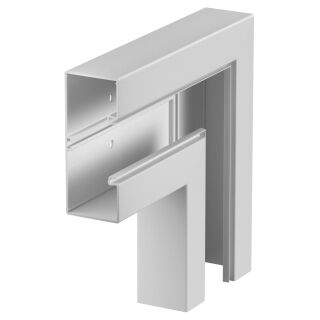 Flachwinkel 70x170mm, PVC, lichtgrau, 7035
