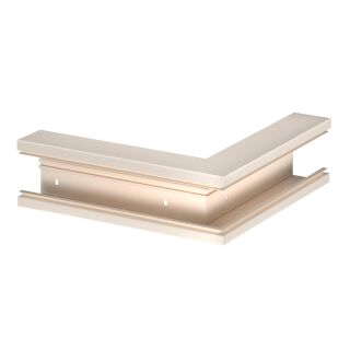 Außeneck 70x110mm, PVC, cremeweiß, 9001
