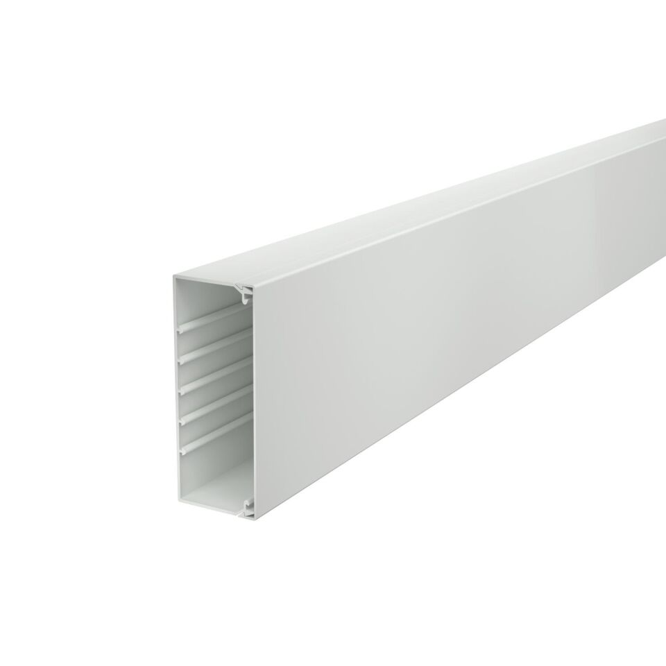 Wand- und Deckenkanal halogenfrei 60x150x2000, PC/ABS, lichtgrau, 7035