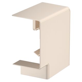 Flachwinkel Haubenformteil 70x110mm, PC/ABS, cremeweiß, 9001