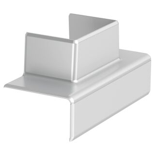 T-Stück Adapter 100 und 165 auf WDK 40060 120x62x56, PC/ABS, alu