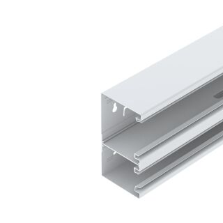 Geräteeinbaukanal asymmetrisch 90x170x2000, St, reinweiß, 9010