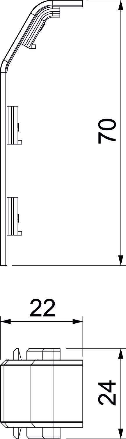 Kupplung SL 20x70 9001 Polyvinylchlorid cremeweiß RAL 9001
