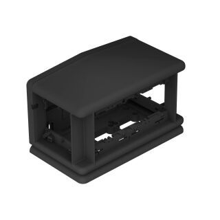 Telitank 225x125x125, PA, graphitschwarz, 9011