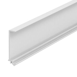 Trennwand halogenfrei für GKH 70x2000, PC/ABS, reinweiß, 9010