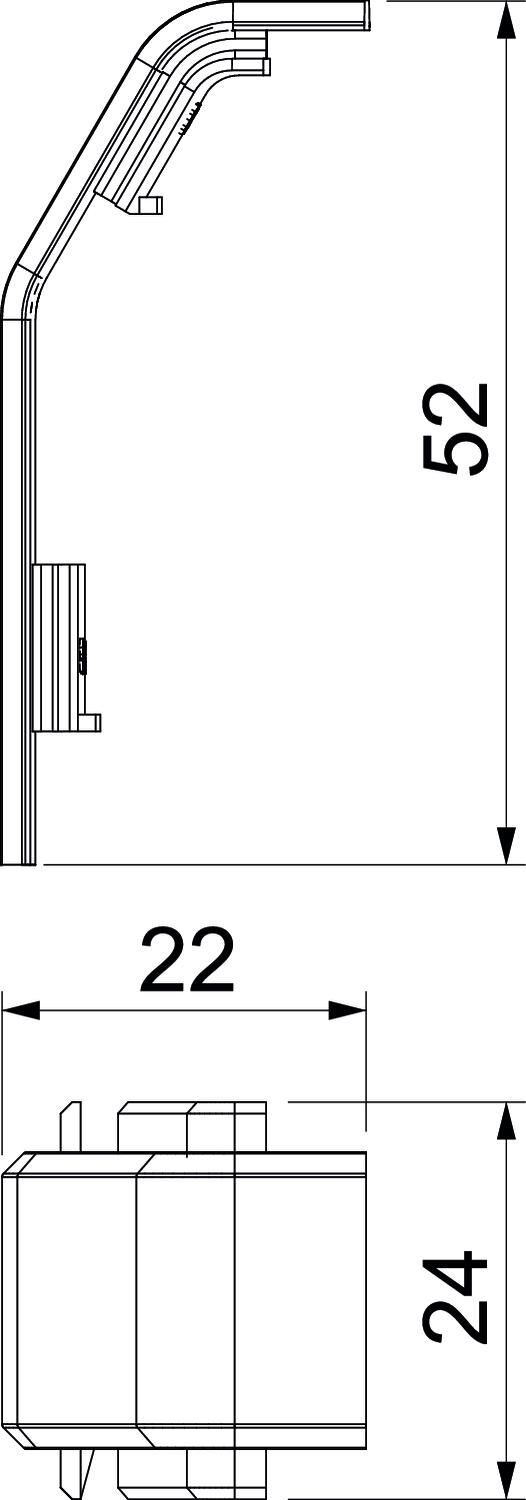 Kupplung SL 20x50 9001 Polyvinylchlorid cremeweiß RAL 9001