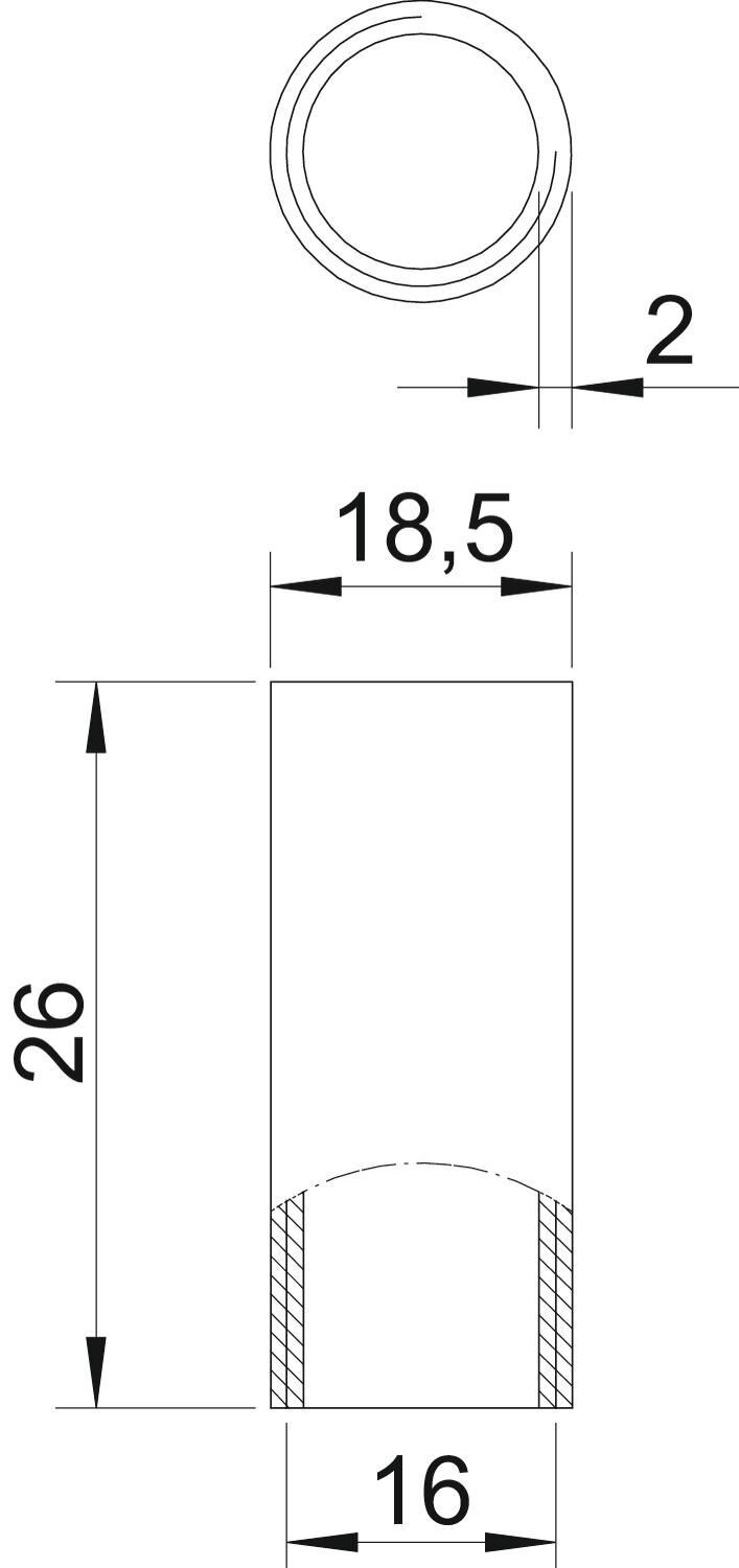 Installationsrohr Stapa, Schraubverbindung