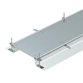 Kanaleinheit estrichbündig blind, rastend 2400x200x140, St, FS