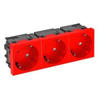 Modul 45 Connect Steckdose 33°, 3-fach