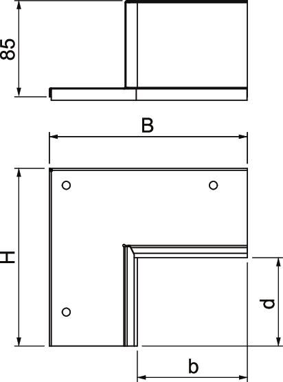Brandschutzkanal PYROLINE® Rapid PLM, Formteil