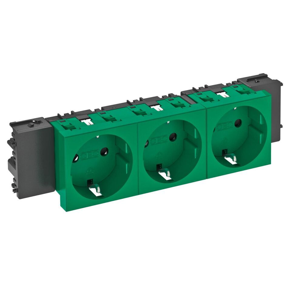 Modul 45 Connect Steckdose 0°, 3-fach