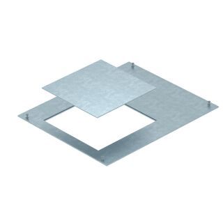 Montagedeckel für Geräteeinsatz GES9 400x500x4, St, FS