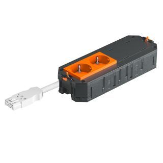 Universalträger Connect WINSTA VDE, 2fach orange 208x76x45, PA