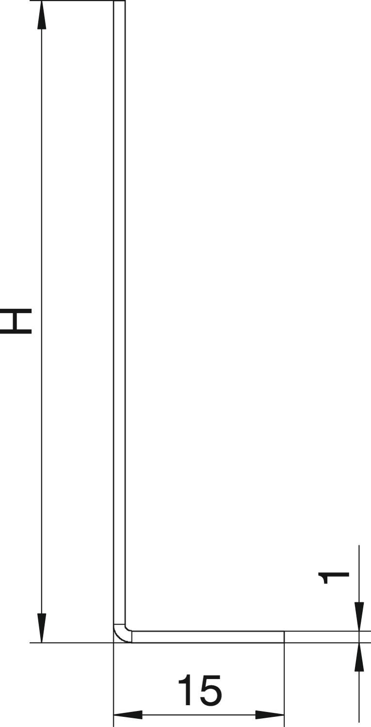 Trennsteg für OKA/T 1372400x15x, St, FS