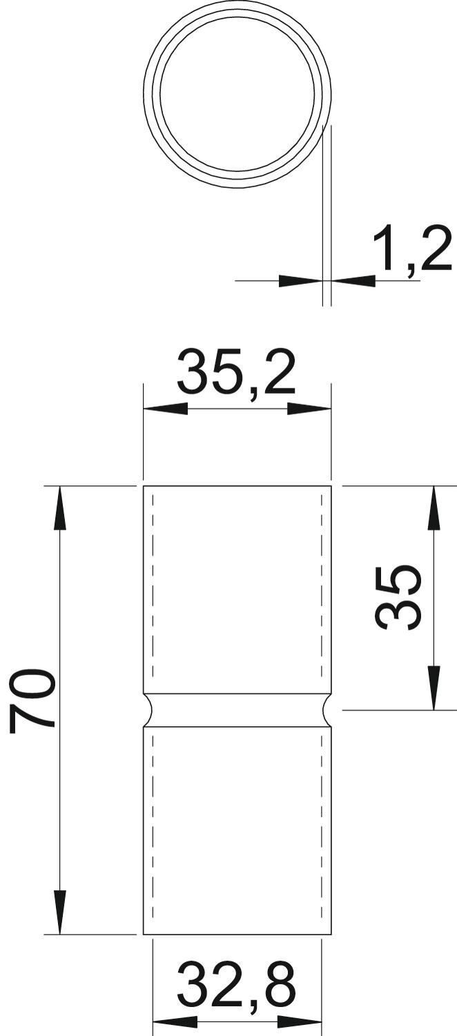 Installationsrohr Stapa, Steckverbindung