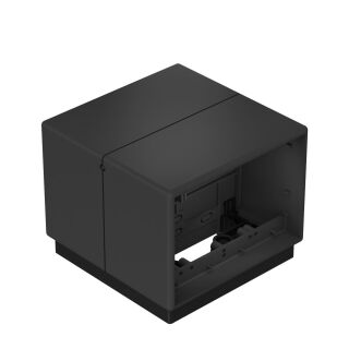 Telitank 118x118x97, PA, graphitschwarz, 9011
