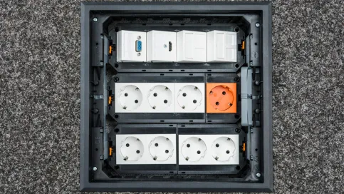 Die platzsparenden Modul 45-Geräte eignen sie sich ideal für den Einsatz in Unterflur-Systemen.