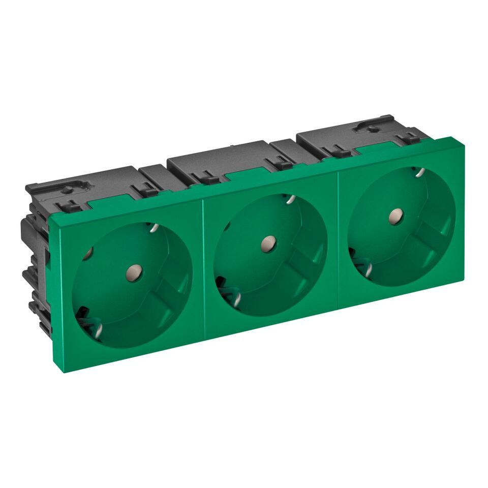 Modul 45 Connect Steckdose 33°, 3-fach