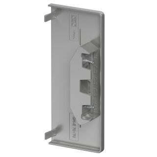 Endstück 70x170mm, PC/ABS, weißaluminium, 9006