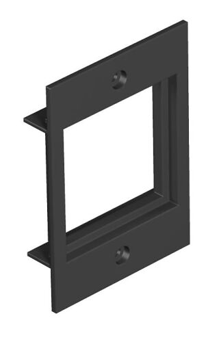 Abdeckplatte 1f Modul 45 für T4B 55x77mm, PA, graphitschwarz, 9011