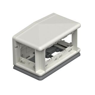 Telitank 225x125x125, PA, lichtgrau, 7035