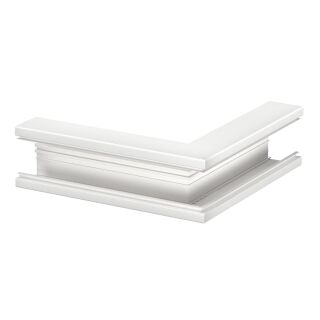 Außeneck symmetrisch 70x110x300, Alu, reinweiß, 9010