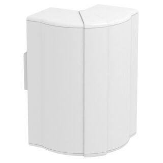 Außeneck variabel 70x210mm, PC/ABS, reinweiß, 9010