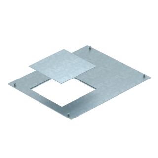 Montagedeckel für Geräteeinsatz GES4 400x500x4, St, FS