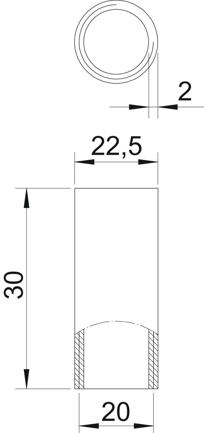 Installationsrohr Stapa, Schraubverbindung