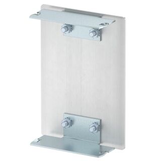 Endstück 90x130x37, Alu, reinweiß, 9010