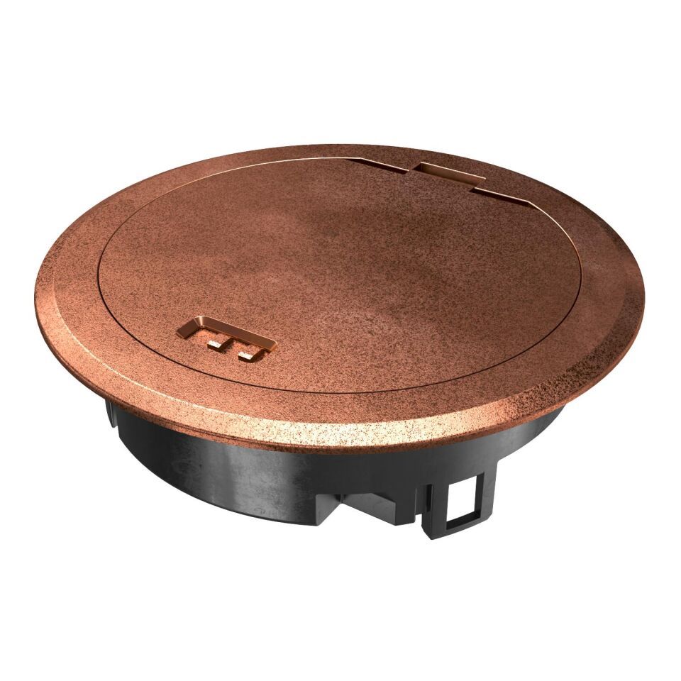 Bodensteckdose GES R2, Klappdeckel