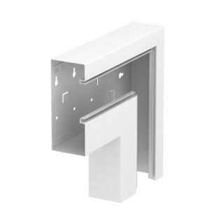 Flachwinkel fallend asymmetrisch 70x170x300, St, reinweiß, 9010