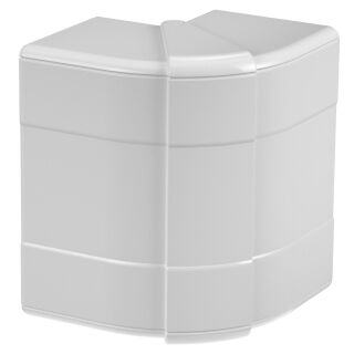 Außeneck variabel 110x88x88, PC/ABS, lichtgrau, 7035